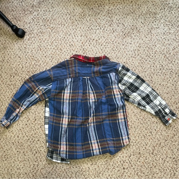 Vintage Mixed Plaid Flannel - Picture 2 of 9